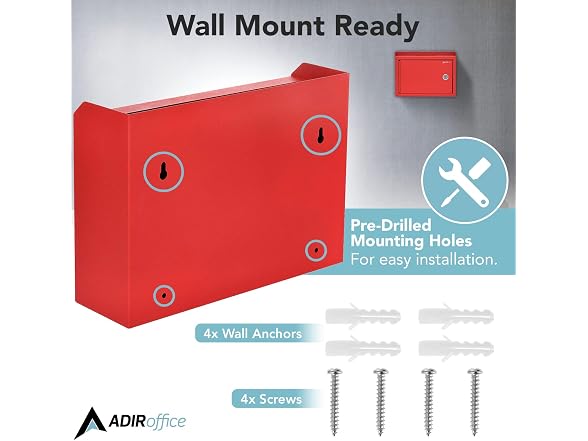 Adir Suggestion Box with Lock and Slot