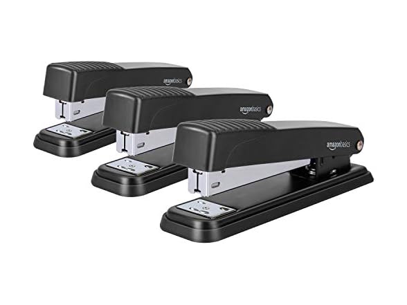 Amazon Basics Full-strip Metal Office Desktop Stapler, 20 Sh (Open Box)