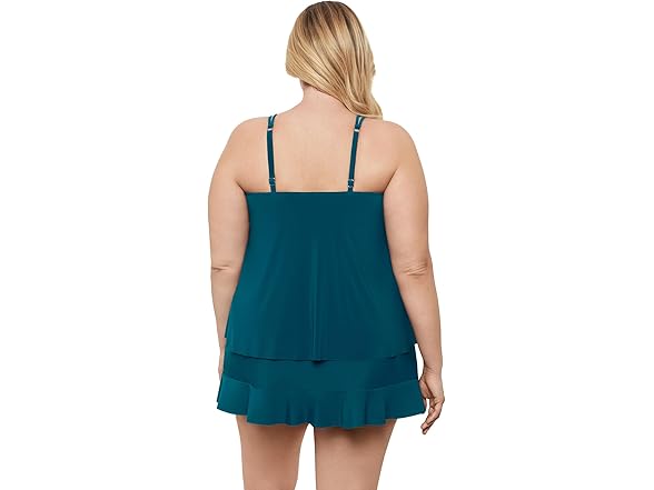 Aqua Green Women's Tankini Top Blue