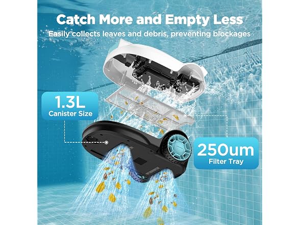 Tnbacious Cordless Robotic Pool Vacuum