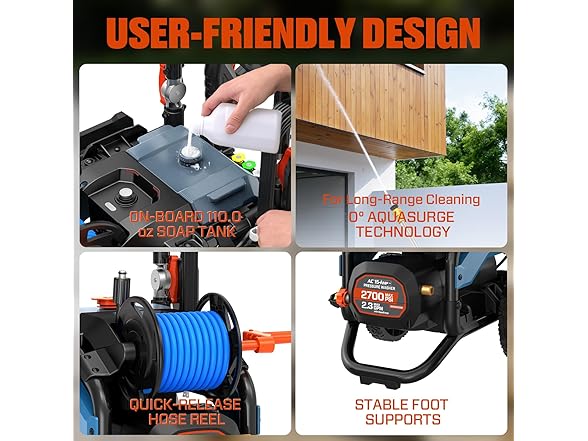 2700 PSI Electric Pressure Washer