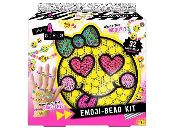 Only 4 Girls Canal Toys DIY Emoji Bead Jewelry Kit