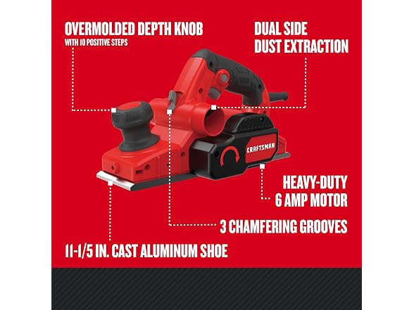 CRAFTSMAN CMEW300 Corded Electric Handheld Planer