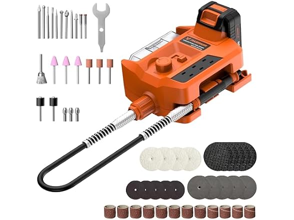 TILSWALL USPRRT01 Cordless Rotary Tool Kit Orange
