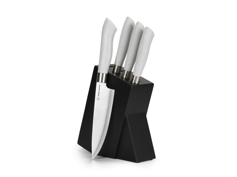 Eco-Friendly 5Pc Kitchen Knife Block Set