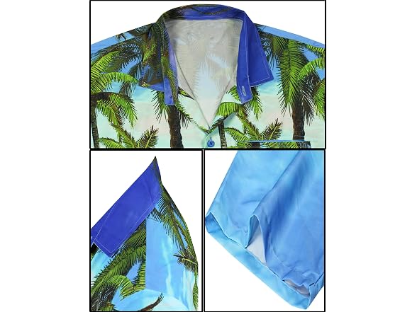 Happy BAY Men (XXL) Hawaiian Casual Tropical Shirt