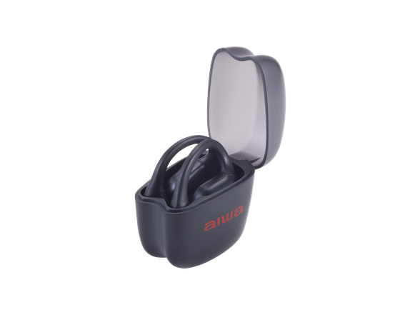 Aiwa OWS Earbuds with Display Charging Case