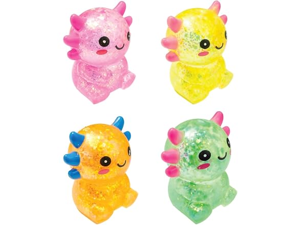 Raymond Geddes Glitter Squisholotl Toys – Pack of 12