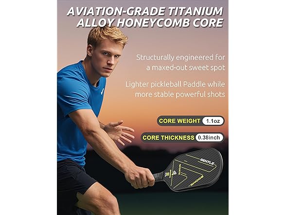 3K Raw T700 Carbon Fiber Pickleball Paddle