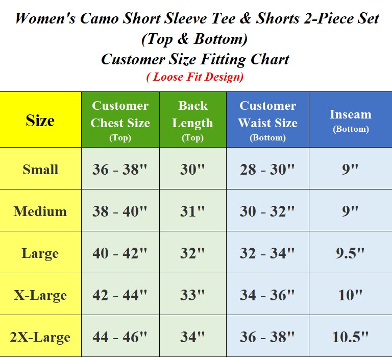 2-4Pc Womens S/S Camo Tee & Shorts Set - Gallery 21