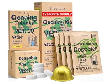 $14.99, Was $24.99, 40% Off! Nespresso Vertuo Cleaning & Descaling Kit dealfomo