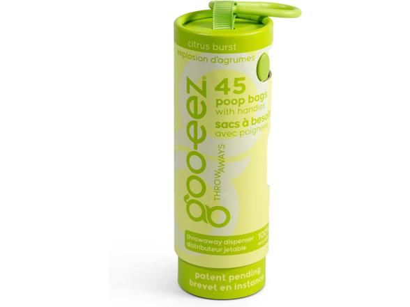GOO EEZ Compact Eco-Friendly Poop Bag Citrus Burst