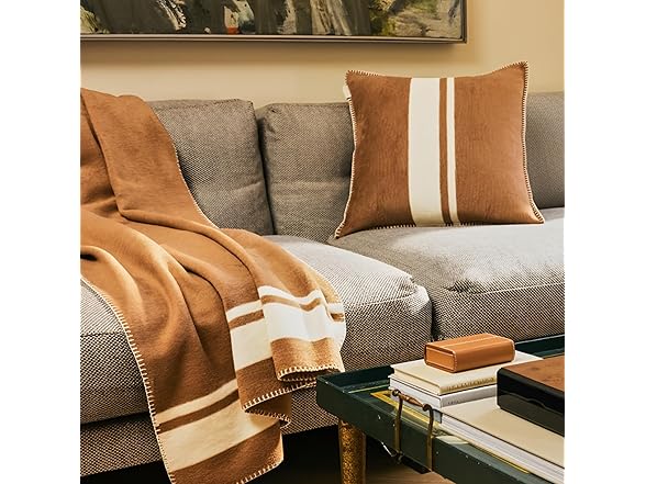 Preston Lane Highrise Throw Pillow – 21" x 21" Camel - Gallery 2