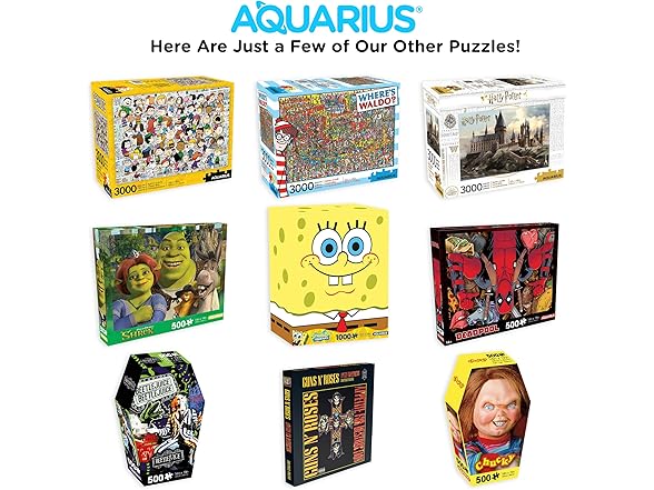 Aquarius Jaws 500 Piece Jigsaw Puzzle
