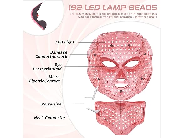 HXDZFX LED FACIAL LIGHT THERAPY MASK