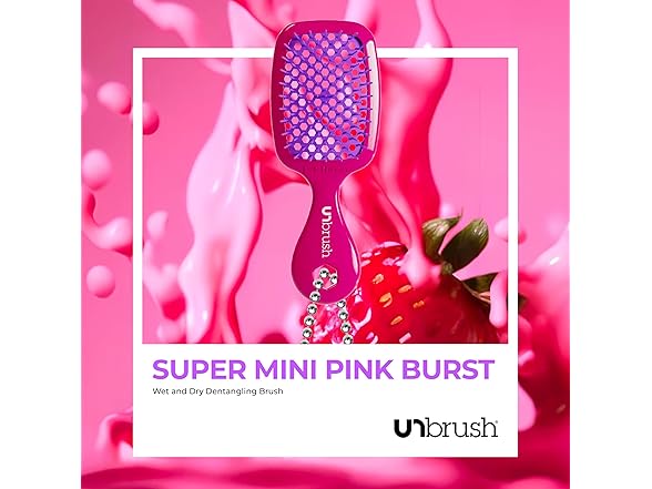 FHI Heat UNbrush Keychain Super Mini Hair Brush