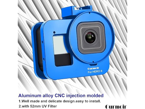 Gurmoir Metal Case for Gopro Hero 8