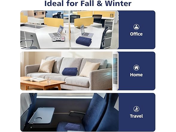 SHINEDOOR Quilted Fleece Wearable Blanket