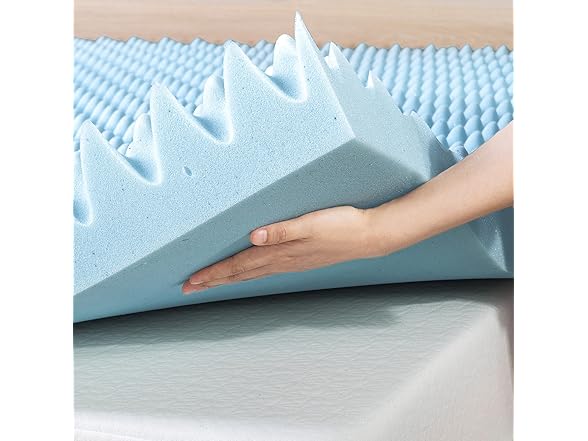 Best Price Mattress 4" Egg Crate Topper, TwinXL