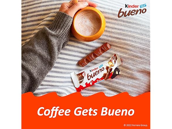 Kinder Bueno Milk Choc Hazelnut 8pk 3oz