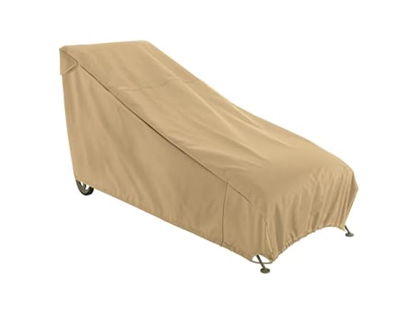 Classic Accessories 86 Inch Patio Chaise Lounge Chair Cover