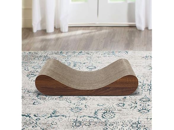 FluffyDream Cat Scratch Post Lounge Bed