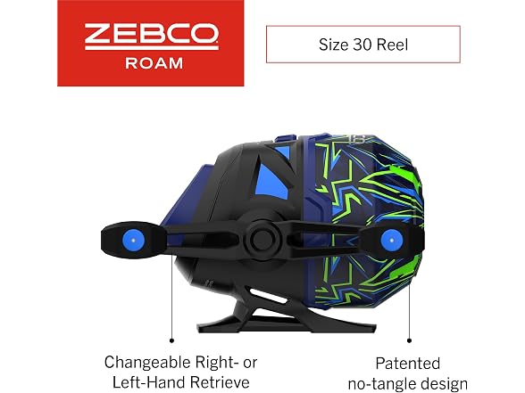 Zebco Roam Spincast Reel and Fishing Rod Combo, 6-Foot