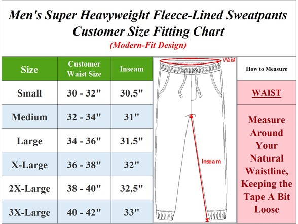 3Pk Asst Mens Super Heavyweight Sweatpants