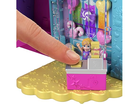 Polly Pocket Travel Toy, Gumball Bear Playset