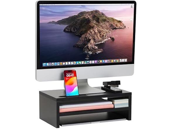 Mind Reader Monitor Stand with Phone