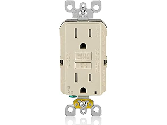 Leviton AFCI Outlet, 15 Amp