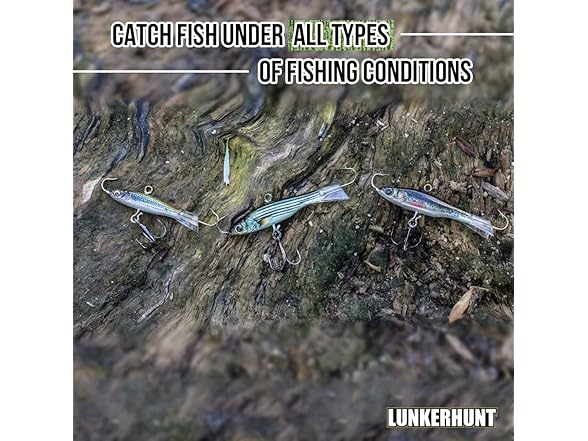 LUNKERHUNT Ice Fishing Jigs