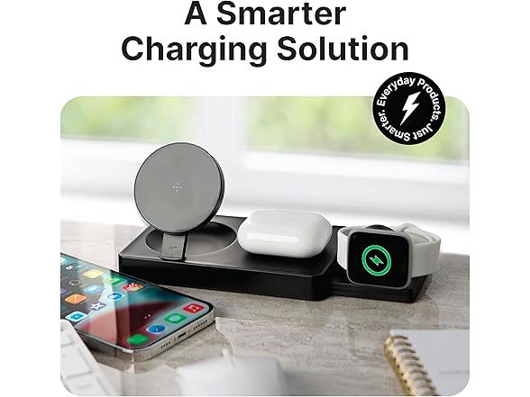 3-in-1 Foldable Wireless Magnetic Charging Station