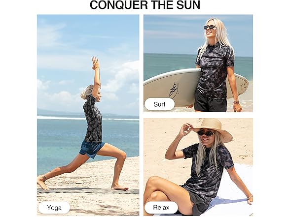 Kanu Wmns Sydney Black Rashguard (M)