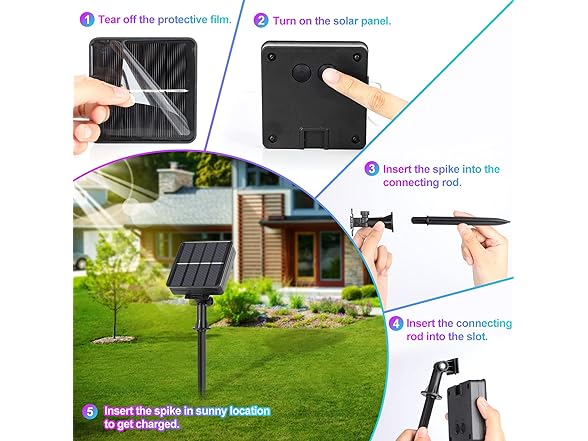 Extra-Long 288FT 800LED Solar Fairy String Lights, 4-Pack 72FT 200 LED