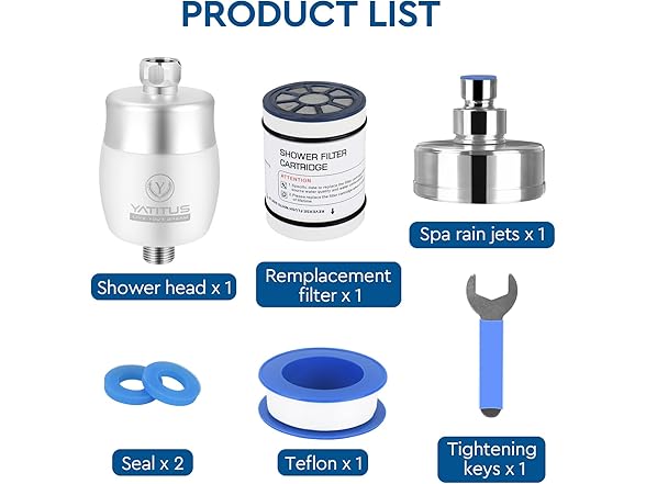 YATITUS Shower Filter Head