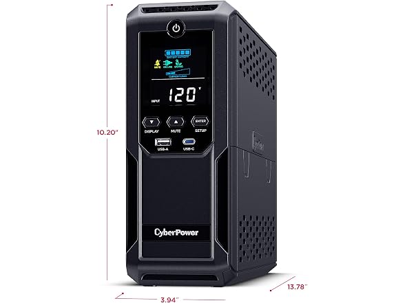 CyberPower 1500VA/900W Intelligent LCD UPS System