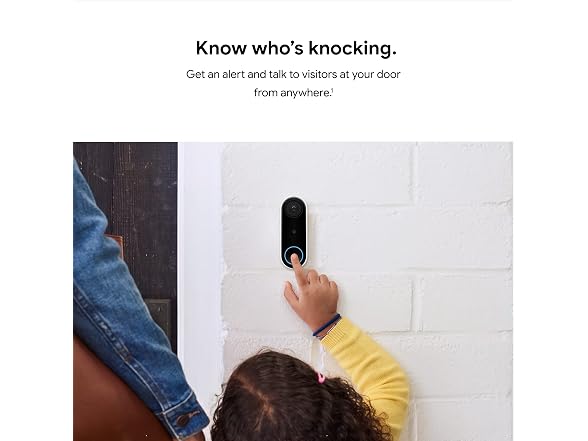Google Nest Doorbell (Wired) Black