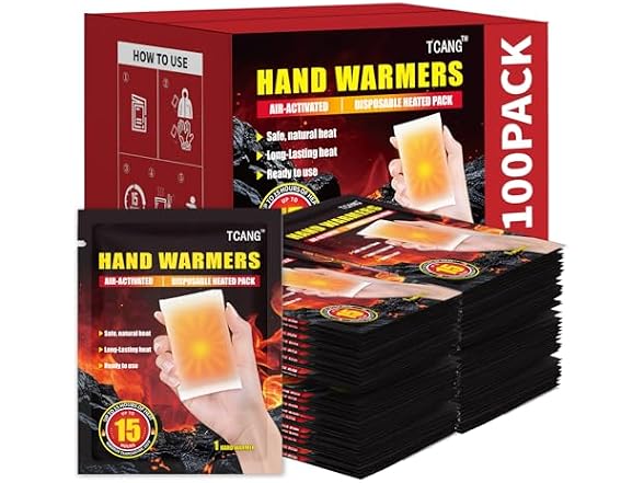 100 Pack Disposable Hand Warmers