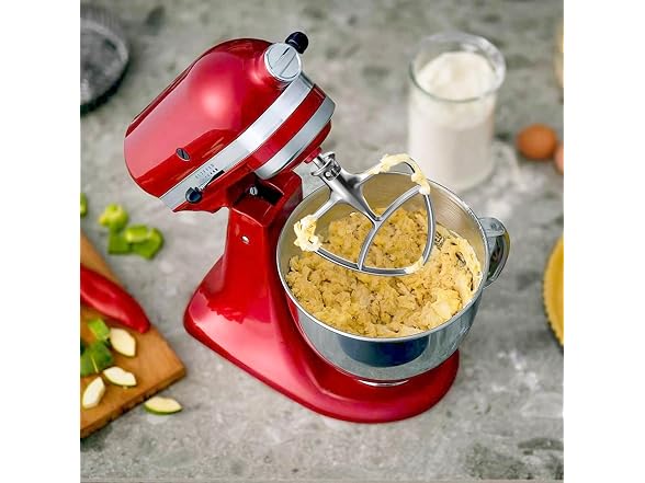 GVODE Stainless Steel Flat Beater for KitchenAid Mixer