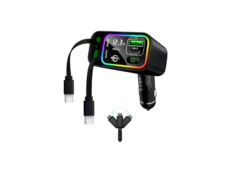 PDMAX BC1582525060019 retractable car charger