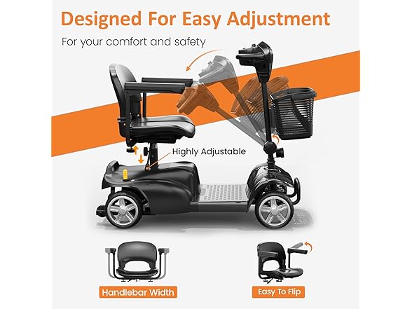 POWET W0893 Mobility Scooter3Wheelchair 3