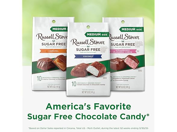 Russell Stover SF Coconut in Choc 5oz