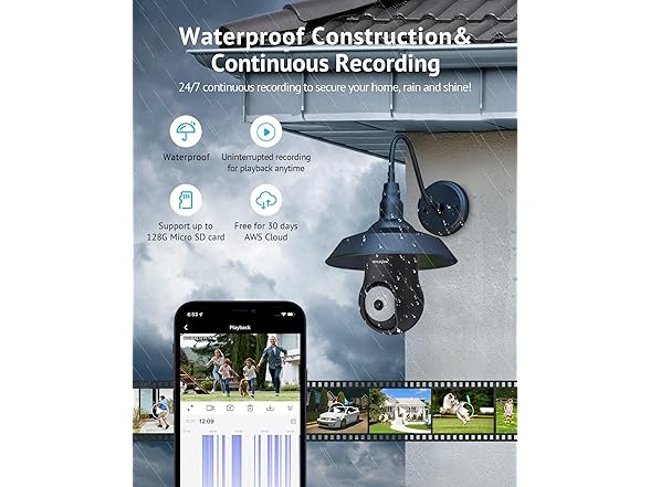 LaView 4MP Bulb Security Camera