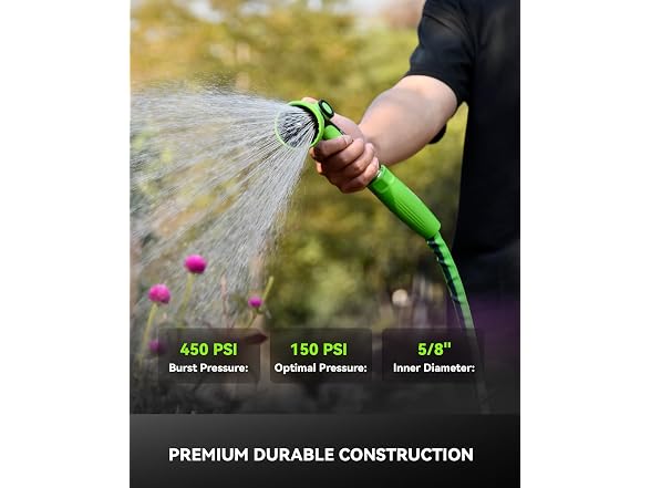 RAINPOINT 50FT Non-Expanding Garden Hose