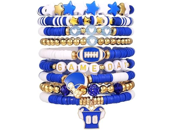 YWOYWO 9pcs Football Bracelets