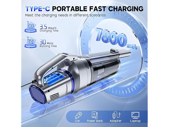 JONYJ Handheld Cordless Vacuum