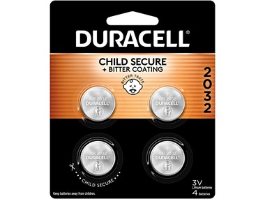$2.99, Was $5.29, 43% Off! Duracell 3V Lithium Coin Battery 4 Count Pack dealfomo
