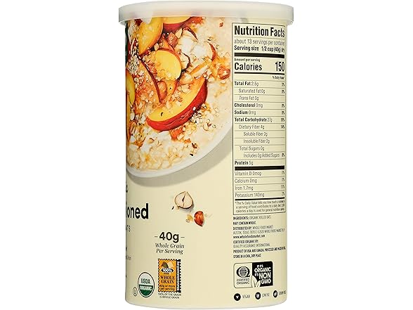 365 by Whole Foods Market, Organic Old Fashioned Oats