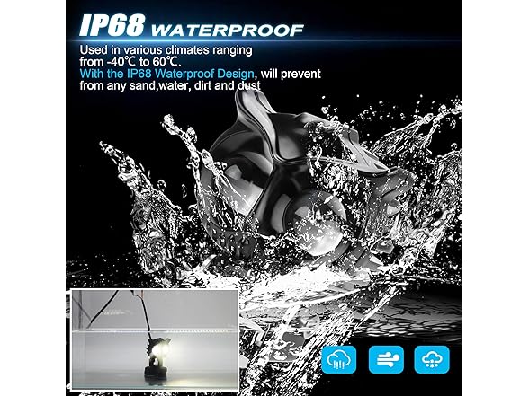 Nicoko Nicoko Amber/White Color LED Motorcycl